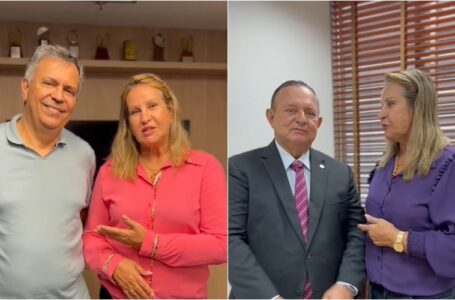 Vereadora Irmã Leda reafirma parceria com deputado Félix Mendonça e reforça apoio com presidente da Alba Adolfo Menezes
