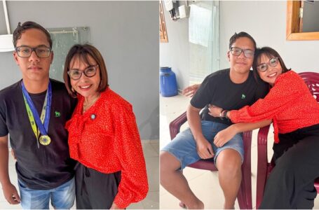 Prefeita Vilma Negromonte parabeniza estudante Davi, vencedor da maior olimpíada de educação financeira do Brasil